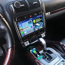 OiLiehu 6+128G 8 Core Android 13 Car Radio for Porsche Cayenne 9pa 2003-2010 CarPlay Android Car Radio with Screen 9 Inch with Bluetooth GPS FM RDS WiFi SWC DSP/EQ Reversing Camera