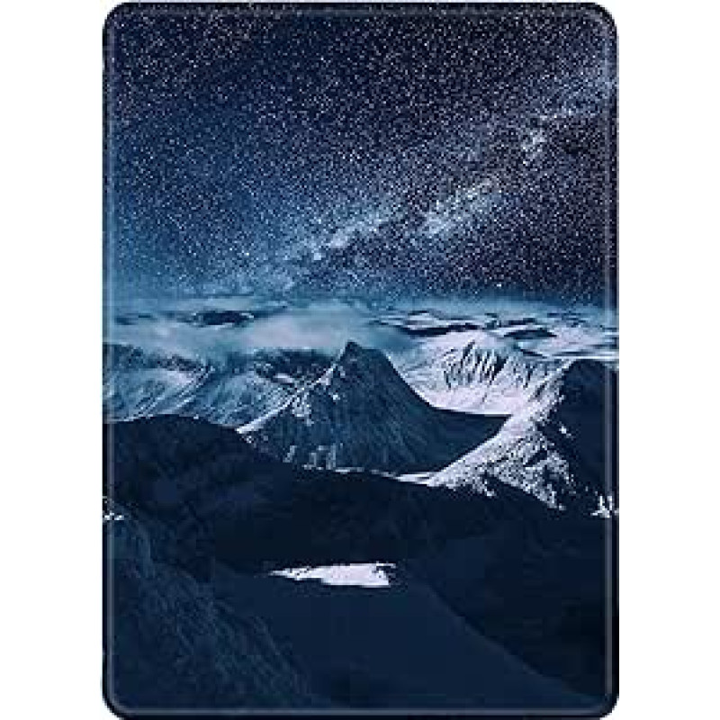 Dėklas Kindle Paperwhite 2015/2013/2012 Flip Silikoninis dėklas, Automatinis budėjimas arba miegas Magnetinis TPU dėklas, mėlynai auksinis marmurinis Pivonijos modelio dėklas Kindle Paperwhite 7th/6th/5th Gen (3)