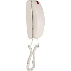 Landline Phone for Home, Retro Wall Telephones for Landline, Corded Telephone, Wall Mountable, Large Buttons, Volume Control, Old Style Landline for (Beige)