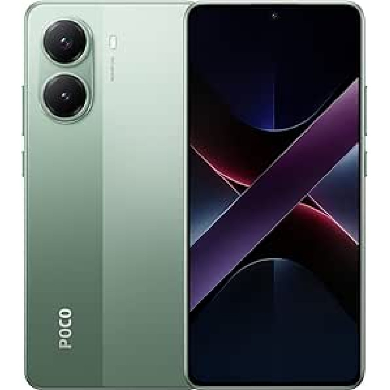 XIAOMI POCO X7 Pro Išmanusis telefonas 8+ 256GB Žalioji baterija 6000mAh (tipas) HyperCharge 90W AMOLED ekranas 1.5K 120Hz 50MP su įkrovikliu Be NFC