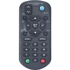 New RC-406 Replacement Remote Control - VINABTY RC406 Replacement Remote Control for Kenwood KDC-355U KDC355U KDC-BT30 DPX405BT DPX504U KDC-MP158U KDC-MP258U KDC-X398 CD Receiver Remote Controller