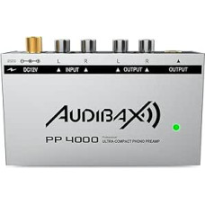 Audibax PP4000 Silver Preamplificador Previo Phono RIAA. Único en EL Mercado Con Interruptor ON/Off
