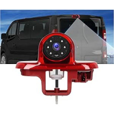 Rimoody Rückfahrkamera für Renault Trafic/Opel Combo/Opel Vivaro 2001-2014, Auto Kamera für Dritte Bremsleuchte Mit Rückfahrleitung, IR-Nachtsicht, IP67 Wasserdicht, 140° Einstellbarer Winkel