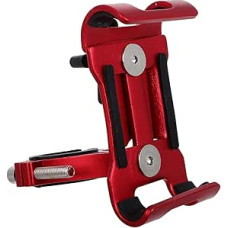 Amosfun Handyhalterung aus Aluminiumlegierung, fest und sicher, für Fahrräder, Motorräder und Elektrofahrräder, einfach zu installieren, für den täglichen Gebrauch