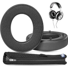 Breathable Fabric Ear Pads and Headband Pad Replacement for Focal Elegia/Clear MG/Clear/Utopia/Elex/Stellia/Celestee/Radiance Headphones Replacement Ear Pads
