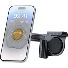 Tesla Model Y 3 X S Mobile Phone Holder for Magsafe, Vehicle Phone Car Mount Magnetic with N52 Strong Cup 360° Rotatable Stand Accessories for iPhone 16 Pro Max 15 14 13 12 Mini