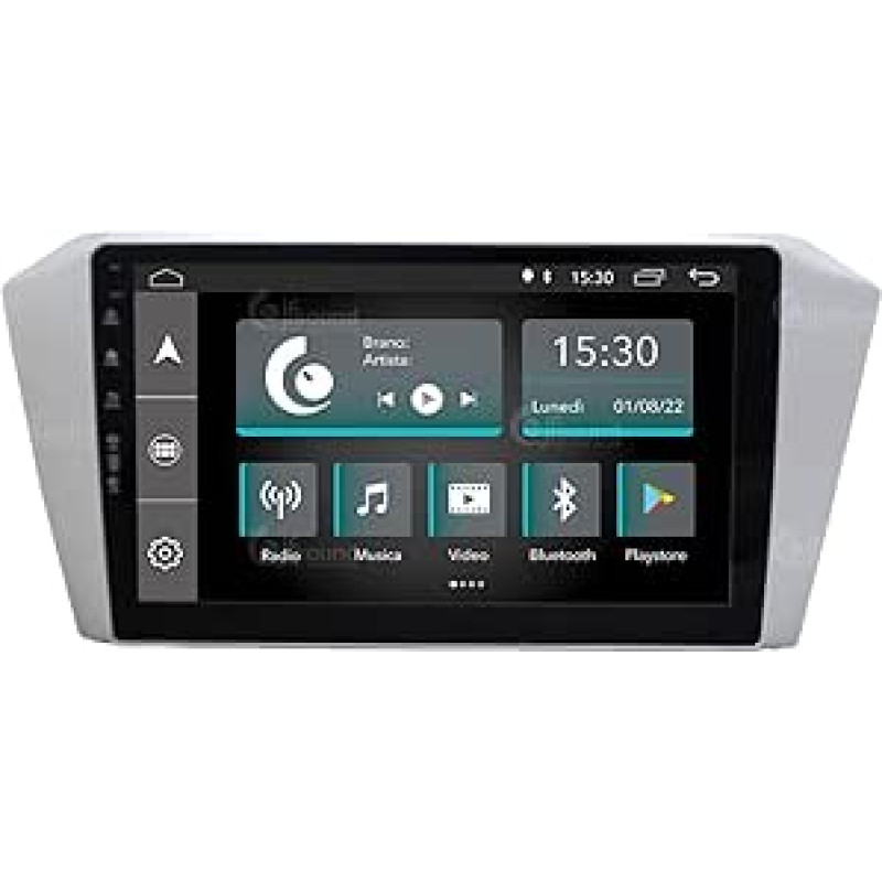 Asmeninis automobilinis radijas Volkswagen Passat B8 2015 Grey Android GPS GPS Bluetooth WiFi USB DAB+ jutiklinis ekranas 10 colių 4Core Carplay Android automobilis