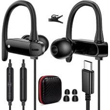 TOPAUX USB C ausinės su kabeliu 