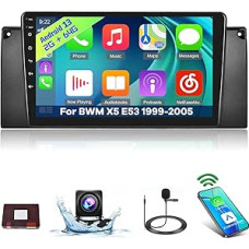 [2+64G] Android 13 Radio for BMW X1 E84 2009-2015 - 9 Inch Touchscreen DSP Audio - Wireless Carplay and Android Car, GPS, WiFi, Mirror Link, FM/RDS Radio + Canbus + AHD Rear View Camera