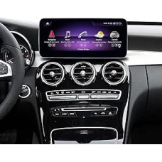 Android 13 Car Radio 12.3 Inch Touch Screen for 2015-2018 Mercedes Benz A/C/V Class W176 CLA GLA GLC X156 W447 with NTG 5.0, Support Wireless Apple Carplay/Android Auto/Mirror Link, 8G+256G