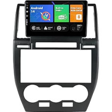 SXAUTO Android 13 [Integruotas DAB] IPS automobilinis radijas Land Rover Freelander 2 (2007-2012) - Integruotas Carplay/Android Car - Kamera + mikrofonas - 4G + 64G - DSP 360-CAM vairo valdymas Fast Boot - 2 DIN 9