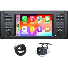 Eonon 7 Inch Android 14 3+32 GB for BMW 5 E39 (1995-2002) GPS CarPlay Android Car WiFi USB EQ Bluetooth Screen Mirroring SWC Rear View Camera Car Radio Stereo E39X7
