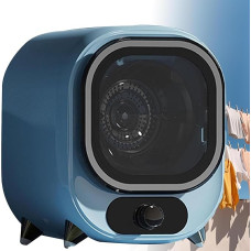 Nešiojama kondensacinė džiovyklė, 0,8 kg talpos, energiškai efektyvi, su nerūdijančio plieno būgnu, skirta mažiems butams, namams, mėlyna