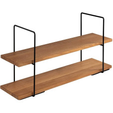 APS Perfecto Large 33301 2-Tier Etagère Consisting of 2 Buffet Stands and 2 Buffet Boards Made of Oak Wood