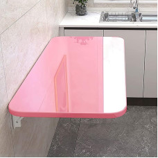 An der Wand montierter Klapptisch, ausziehbarer Schreibtisch, schwebende Werkbank für Home Office, Schlafzimmer, Küche, Esszimmer, Schwarz, Größe 40 x 30.