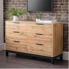 Julian Bowen Bali 6 stalčių komoda - ąžuolas