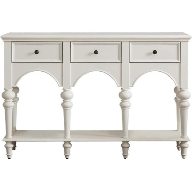 Foyer-Sofatisch Schmal 140cm Massivholz-Eingangsschrank für Zuhause, Minimalistisches Vintage-Aufbewahrungsregal, für Wohnzimmer, Küche, Schlafzimmer, Diele ir kt.