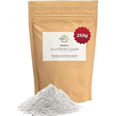 Ksantano dervos milteliai 250 g - ksantano maisto tirštiklis, idealiai tinkantis molekulinei virtuvei ir mišrainėms - NEMOKAMA elektroninė knyga su 12 receptų - 100 % gryna ksantano derva