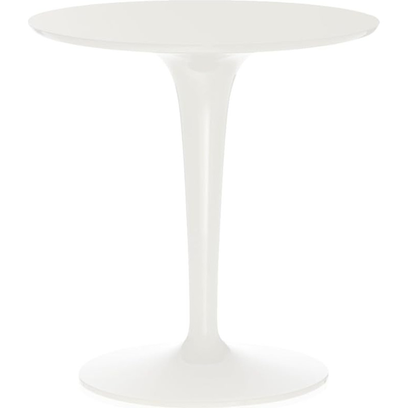 Kartell 860003 Tip Top Mono šoninis staliukas blizgus baltas