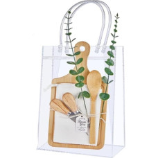 Mini Wurstwarenbrett 1 rinkinys, kvadratinė sūrio lenta Geschenk für Brautduschenparty Teil Gunst mit Messergabel Handtuch