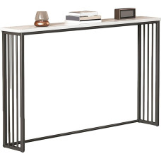 Schmaler Konsolentisch Beistelltisch, Kleiner Ausstellungstisch, Sofatisch Eingangstisch Konsolentische Flurtisch for Wohnzimmer, Hausflur, Schlafzimmer, Flur (Gold, 100x80cm/39x31in)