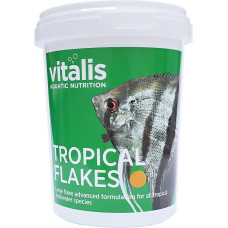 Vitalis Tropical Flakes Fish Food Flake Food for Freshwater Fish - Main Food Flakes Food - Complete Food for Tropical Freshwater Fish - with Vitamins and High-Quality Nutrients