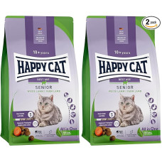 Happy Cat 70613 - Senior Willow Lamb - sausas ėdalas katėms nuo 8 metų - 300 g (2 vnt.)