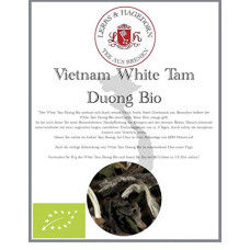 Lerbs & Hagedorn, Baltoji arbata White Tam Duong Organic | Minkšta, lengva, gaivi 1 kg maždaug (81 litras)