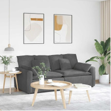 Modulinė sofa Corduroy audinys Dark Grey Comfort 224 x 105 x 64 cm Reikalingas surinkimas Model3321138