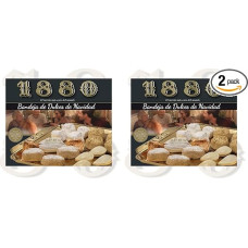 1880 Saldus kalėdinis dubenėlis - išskirtinis skanėstų rinkinys, kuriuo galima dalytis ir mėgautis per šventes - rankų darbo receptas - 270 g (2 vnt.)