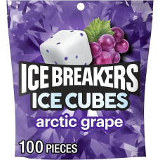 ICE BREAKERS ICE CUBES kramtomoji guma be cukraus (Arctic Grape, 8,11 uncijos)