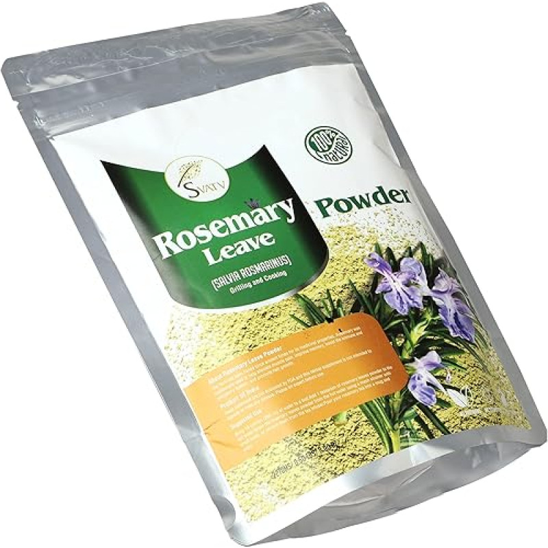 SVATV rozmarinų milteliai | Rozmarinų milteliai | Idealiai tinka mėsai, žuviai, sriuboms ir troškiniams aromatizuoti - 227 g, pusė svaro, 8 uncijos