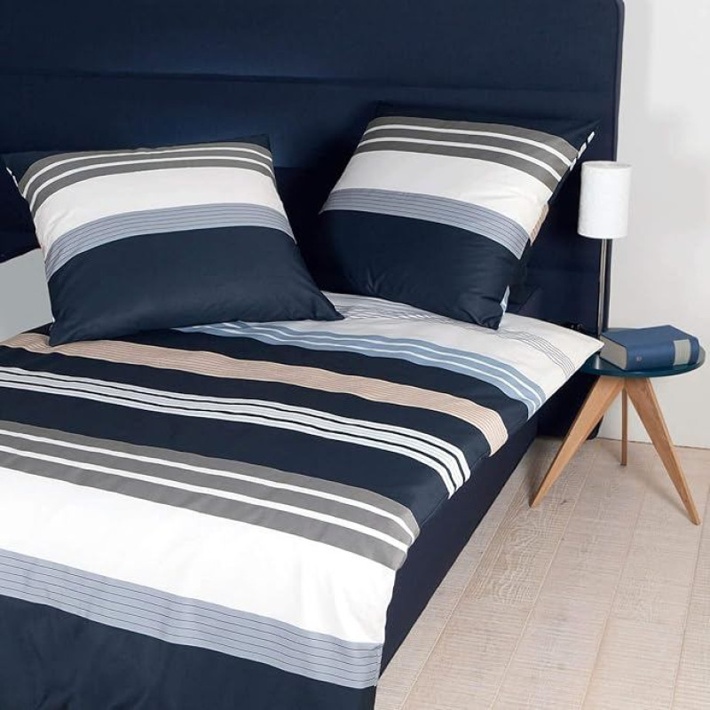 Janine J.D. 8481 08 Patalynė Dryžuotos linijos Silver Taupe Sand Mako Satin Dydis: 155 cm x 220 cm