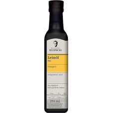 Dr. Budwig Linų sėmenų aliejus ekologiškas šalto spaudimo (1 x 250 ml) - Omega 3 didelė dozė iš ekologiškų sėmenų - nefiltruotas, 100% auginamas tvariai - veganiškas linų sėmenų aliejus - skystas - natūralus - aliejus