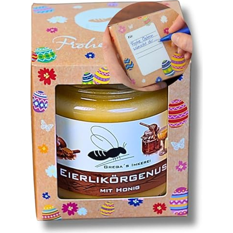 Velykinė dovanų dėžutė su medumi iš 