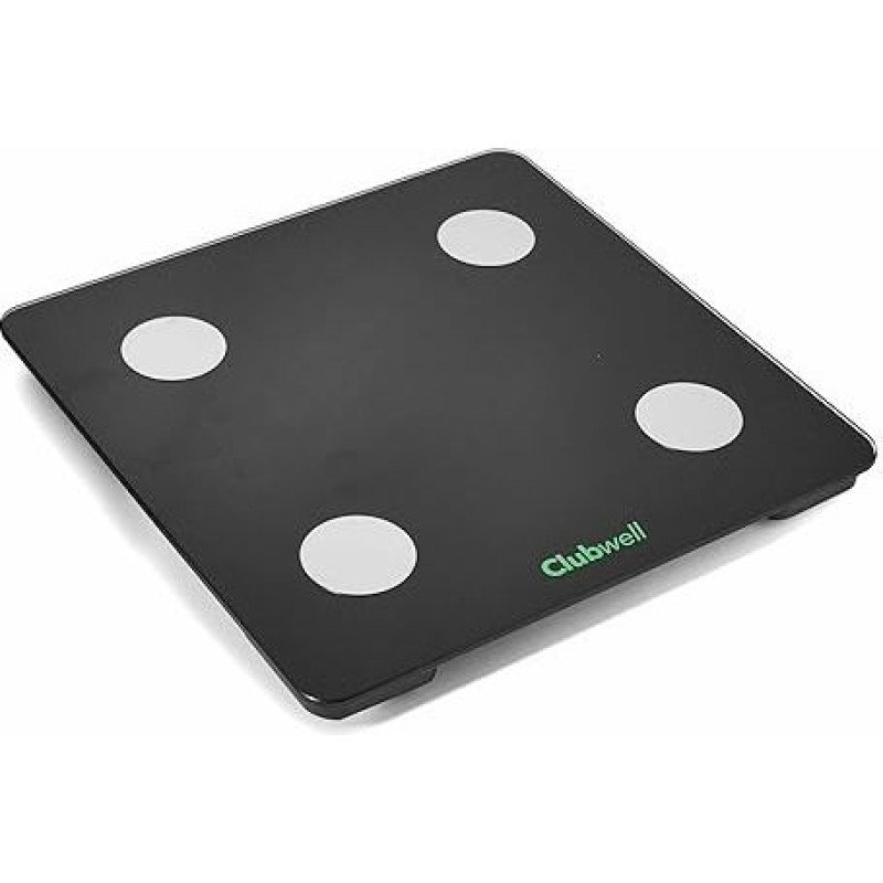 Išmaniosios kūno kompozicijos svarstyklės | 13 rodiklių Kūno riebalų KMI Raumenų masė Visceraliniai riebalai BMR | Bluetooth App Sync | 180 kg talpa | Skaitmeninės asmeninės svarstyklės su grūdintu stiklu |