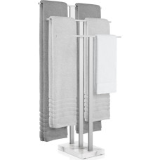 KES BTH217S3 Rankšluosčių laikiklis Standing Bath Towel Holder 3 Bars Towel Stand Freestanding Marble Stainless Steel 18/8 Towel Stand
