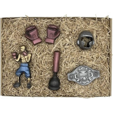 Šokolado dovanų rinkinys boksininkams ir kovos menų atstovams - originalus šokoladas kaip dėžutės dovana - juokinga dovanų idėja vyrams ir moterims