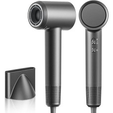 Hair Dryer, 110,000 RPM High Speed Ion Hair Dryer with Brushless Motor for Quick Drying, Intelligent Temperature Control, Lightweight Hair Dryer with Magnetic Nozzle, 4 Tempe