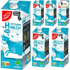 Gut & Gunstig Low Fat H Milk Our Durable Milk 1.5% Fat Durable Milk 1000 ml x 6 Pieces