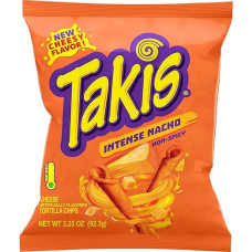 Takis Nacho Intense 92.3g Kilmės šalis Meksika, Svoris 92.3g, Paprika