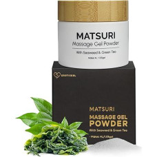 Masažo gelio terapijos milteliai 40 g - Nuru gelio milteliai | Jūros dumbliai ir žalioji arbata | Pagaminta Japonijoje | Be parabenų ir glicerino | Vegan | Pagamina iki 4 litrų masažo gelio