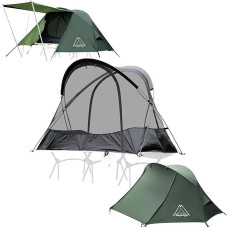 TENPLAY Backpacking Tent 3.1kg Ultra-Lightweight, PU5000mm Waterproof & Windproof, UV Protection, 70D Nylon,Aluminum Poles for Camping, Hiking, Mountaineering, Fishing, Hunting, Seaside