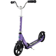 Mikro paspirtukai | Cruiser Kinderscooter | Lenker verstellbar | leicht | faltbar | 6-12 Jahre | Jungen & Mädchen | Lila