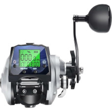 Digital für Tiefsee-Baitcast-Angelrolle mit 6,3:1 Übersetzung, 16 kg Widerstand und Echtzeit-Temperaturüberwachung mit Tiefenpositionierungs-Sound