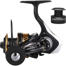 Double Spool Fishing Reel Spinning Reel Metal Handle Metal Spool 5.5:1 High Speed Ratio Baitcasting Reel