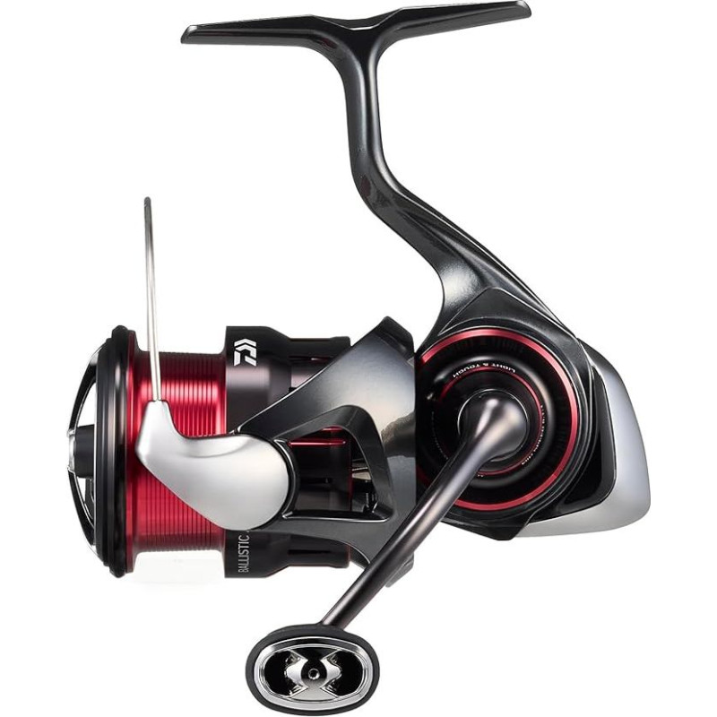 Daiwa Angelrolle Ballistic Air Lt 500DCXH - Lager: 2 + 5 CRBB - Kupplung: 12 kg - Übersetzung: 6,2:1/105 cm - Gewicht: 230 g - Knob: HG-T