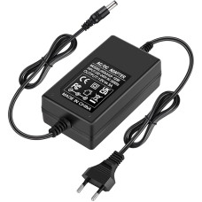 HOUHUI 12 V 3 A maitinimo šaltinio adapteris, maitinimo adapterio transformatorius, kintamosios srovės 100-240 V ~ 50/60 Hz į nuolatinės srovės 12 V 3 A 36 W maitinimo šaltinį LED juostoms, fotoaparatui, LCD monitoriui, lizdo adapteris, nuolatinės srovės 