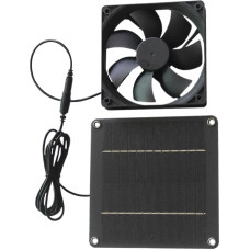 Solar-Dachbodenventilator, 20 W, wasserdicht, solarbetriebener Ventilator für Schuppen, tragbares Gebläse für Stall, Hundegarage, Pavillon, Dachboden, Dach, Zwinger, Schuppen, Scheune, Haustierbereich