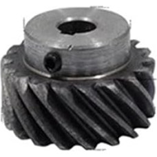 Linkes und rechtes 1-teiliges Schrägzahnrad, 1,5 m, 18 Zähne, Innenloch, 8/10/12/14 mm Zahnrad aus Kohlenstoffstahl(Left,1.5M18T 8mm hole)